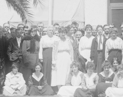 Mount Wilson staff 1917, including Louise Ware