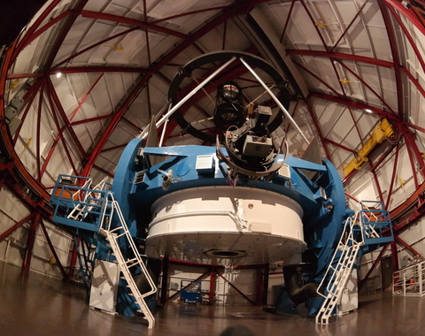 Magellan telescope interior