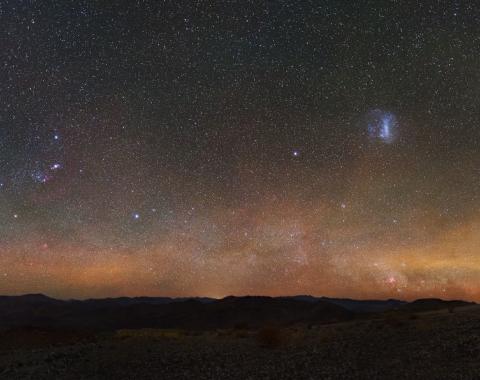 Panorama of Las Campanas Observatory in Chile courtesy of Yuri Beletsky