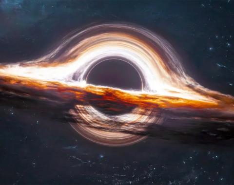 Illustration of a black hole