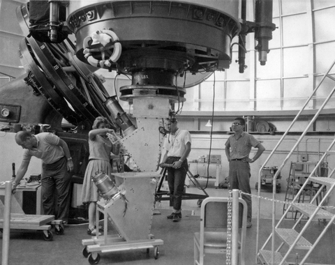 Vera Rubin observing at Lowell Observatory