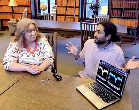 Natasha Metzler and Shreyas Vissapragada talk exoplanet atmospheres