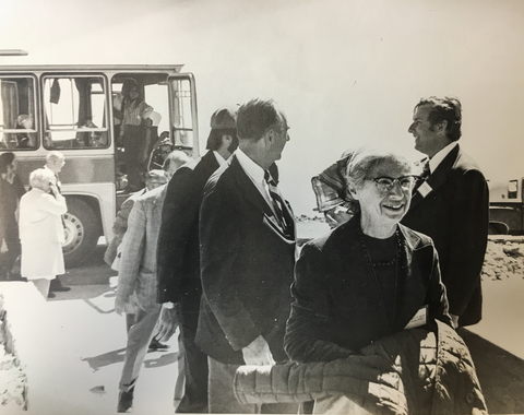 Henrietta Swope arriving at Las Campanas Observatory