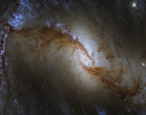Hubble Space Telescope image of NGC 1365, or the Great Barred Spiral Galaxy. Credit: Credit: ESA/Hubble & NASA, J. Lee and the PHANGS-HST Team.