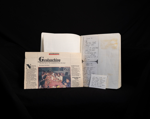 Lunch Club Notebook and GEolunching ARticle