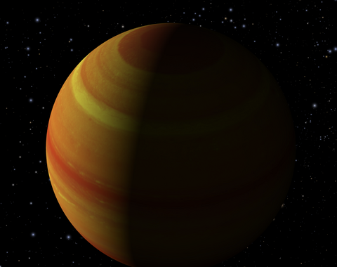 An artistic rendering of TOI-5205 b courtesy of NASA