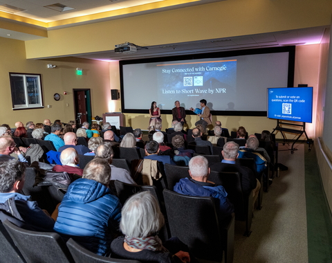 Mike Wong, Bob Hazen discuss their new book with Regina G. Barber (NPR) in EPL's Lecure Hall