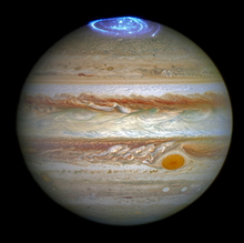 Aurora on Jupiter as seen by the Hubble Space Telescope. Credits: NASA, ESA, and J. Nichols (University of Leicester)
