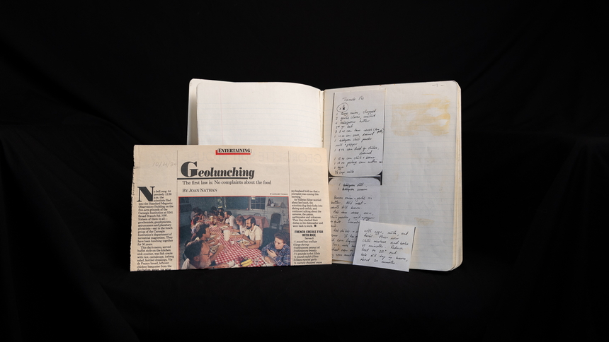 Lunch Club Notebook and GEolunching ARticle