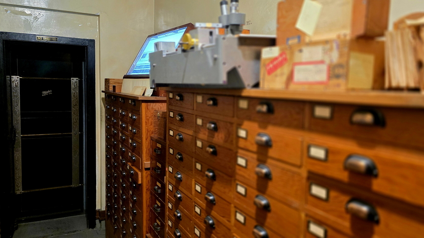 Plate Vault from the Inside