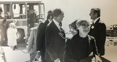 Henrietta Swope arriving at Las Campanas Observatory