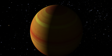 An artistic rendering of TOI-5205 b courtesy of NASA