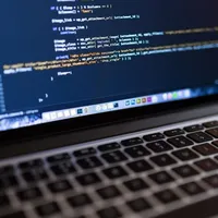 Computer screen with code