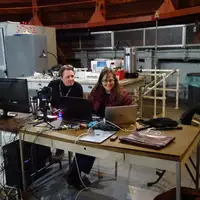 Picture of the equipment used to do the livestreams from Mount Wilson Observatory