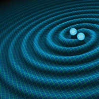 Gravitational waves illustration