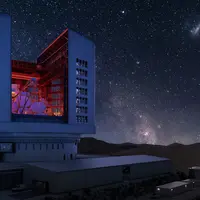 Giant Magellan Telescope rendering