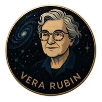 An illustration of Vera Rubin