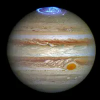 Aurora on Jupiter as seen by the Hubble Space Telescope. Credits: NASA, ESA, and J. Nichols (University of Leicester)