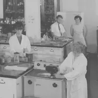 Black and white history resource tile