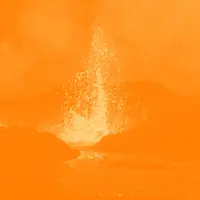orange tile with lava