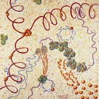 "Macromolecular Metabiology," used for frontispiece of CIW publication 624, "Studies of Macromolecular Biosynthesis"