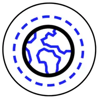 Earth Icon With Atmosphere