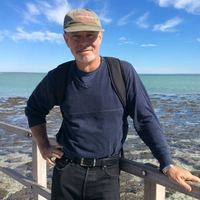 Bob Hazen at Shark Bay, Australia, in June 2014.