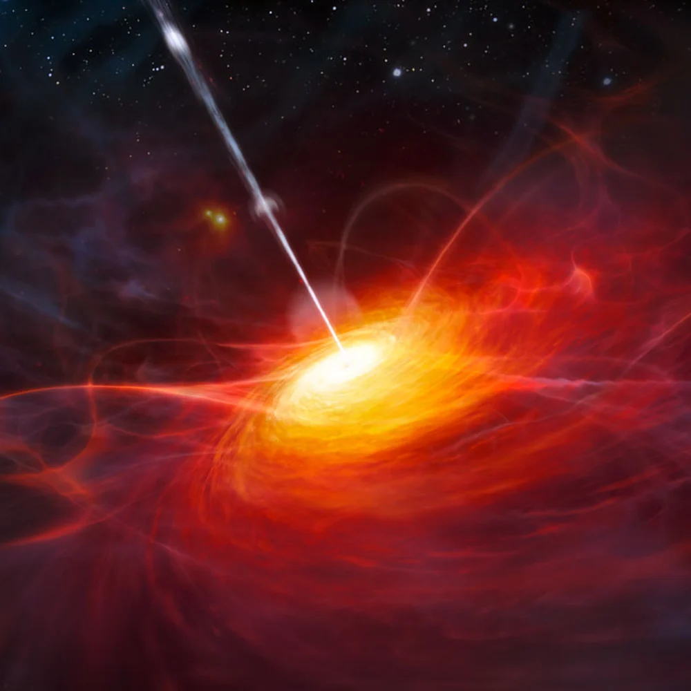 Found: Ancient, super-bright quasar with massive black hole