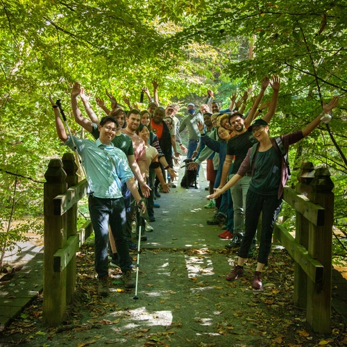 Postdoc Appreciation 2021 Field Trip Rapids Bridge