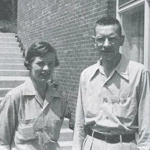 Martha Chase and Alfred Hershey.