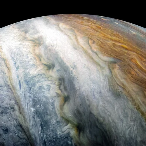 An image of Jupiter from NASA’s JUNO spacecraft. NASA/JPL-Caltech/SwRI/MSSS/Kevin M. Gill