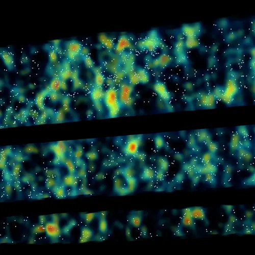 A map of intergalactic hydrogen courtesy Andrew Newman