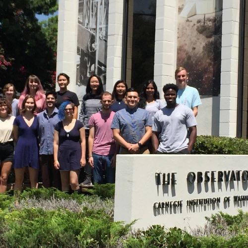 2019 CASSI group in front of the Observatories building in Pasadena. 