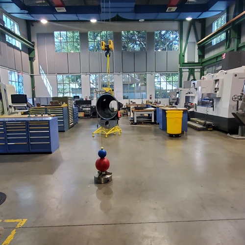 The Carnegie Observatories machine shop. 