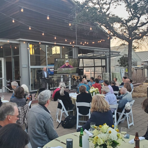 Retirement dinner for Joe Berry. 