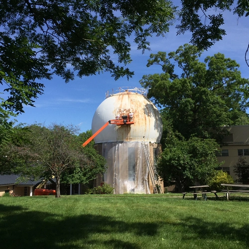 Atomic Physics Observatory repainting
