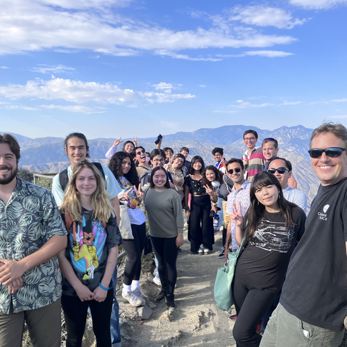 2022 CASSI students at Mount Wilson Observatory on a clear day. 