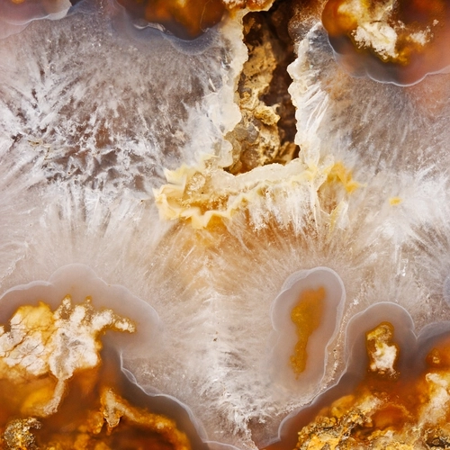Agate interior. 