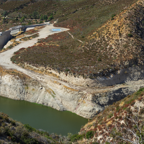 Big Tujunga Dam in California’s Angeles National Forest. 