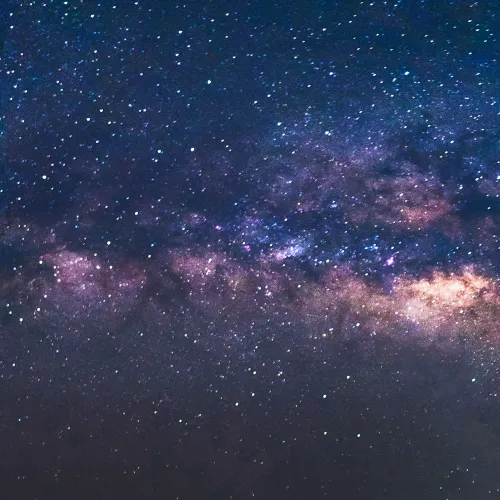 Milky Way image from Shutterstock