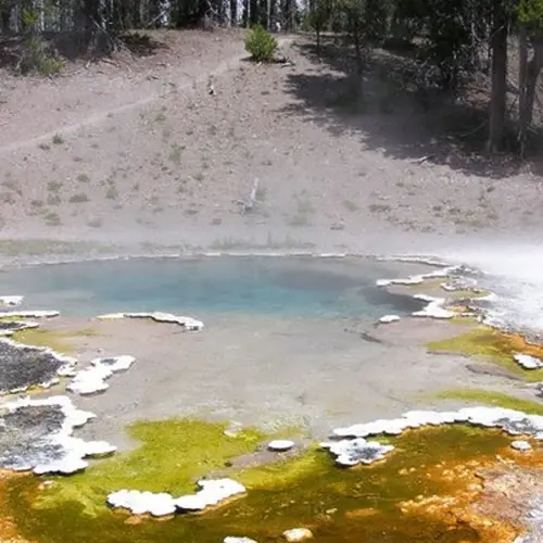 Hot spring in Yellowstone National Park