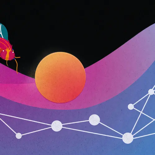 Artist’s conception of this new approach to revealing master regulator genes and species that affect evolutionary diversification. Credit: By Navid Marvi, courtesy of the Carnegie Institution for Science. 
