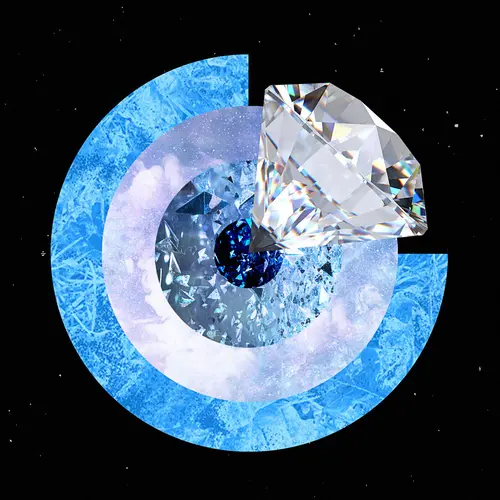 rtist’s conception to illustrate diamond formation in the shallow interiors of ice giant planets by Navid Marvi courtesy of the Carnegie Institution for Science. 
