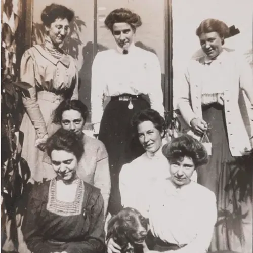 Group of woman of the Computing Division