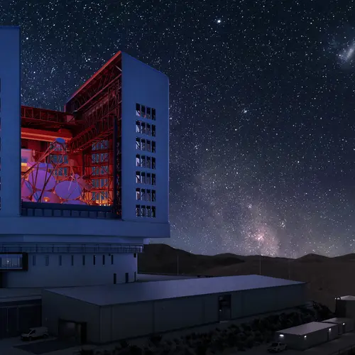 Giant Magellan Telescope rendering