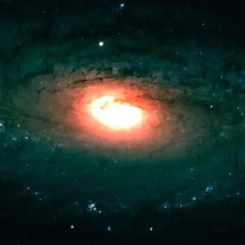 This image shows the galaxy NGC5806 and the location of the Type Ib supernova iPTF13bvn. Image credit: Yi Cao et al.