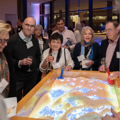 Donor Appreciation Event held after a Capital Science Evening lecture by Dr. Margaret McFall-Ngai