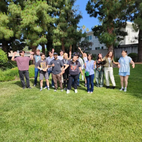 CASSI Interns 2024 posing on the lawn