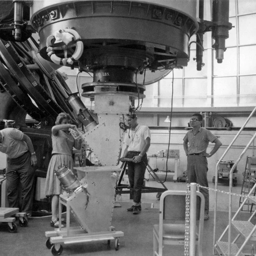 Vera Rubin observing at Lowell Observatory