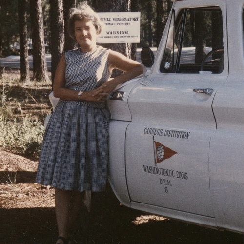 Vera Rubin with DTM Carnegie Science Truck